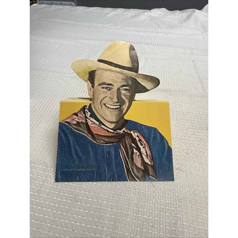 90 Del Greger Standee 40s John Wayne Cards‎ 1987 Vintage Pop Ups Party Western